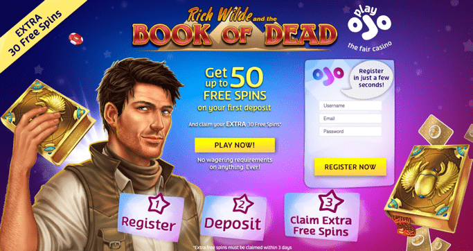 Get a nice welcome bonus at PlayOjo Casino
