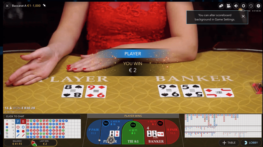 Baccarat Live