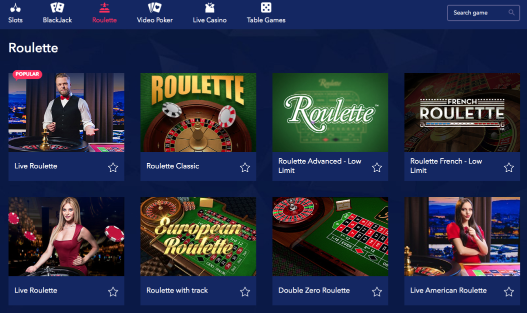 Roulette games, read more in this casino review of Nightrush Casino