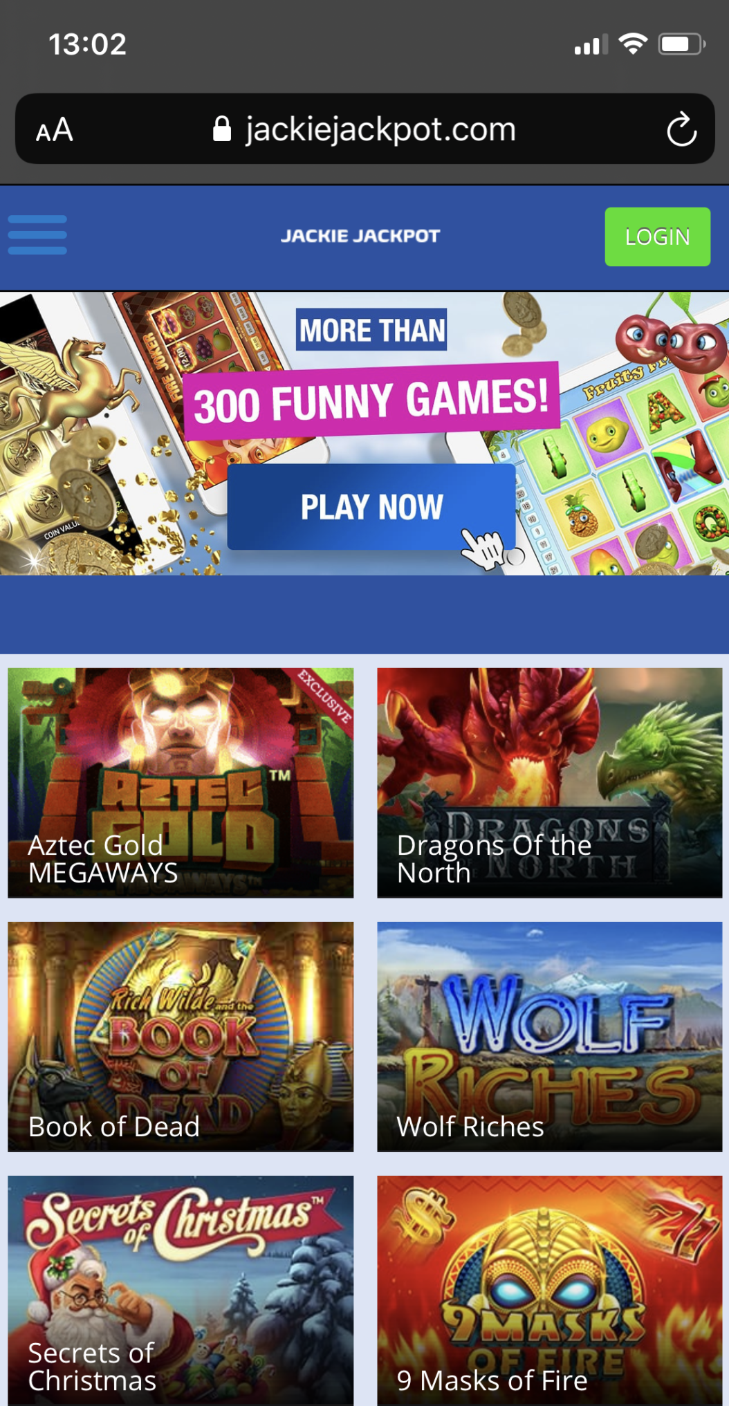 Jackie Jackpot Mobile Version Casino