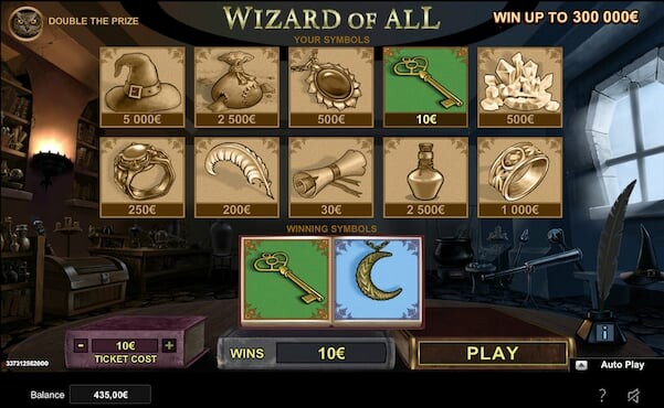 Guide to Scratch Cards - Wizard of All