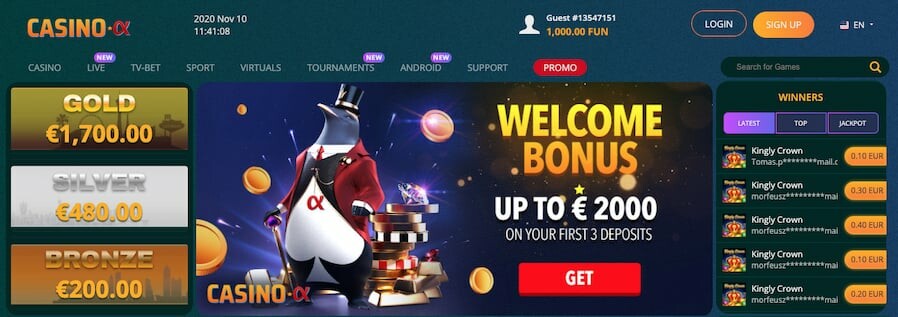 Casino-Alpha-FrontPage